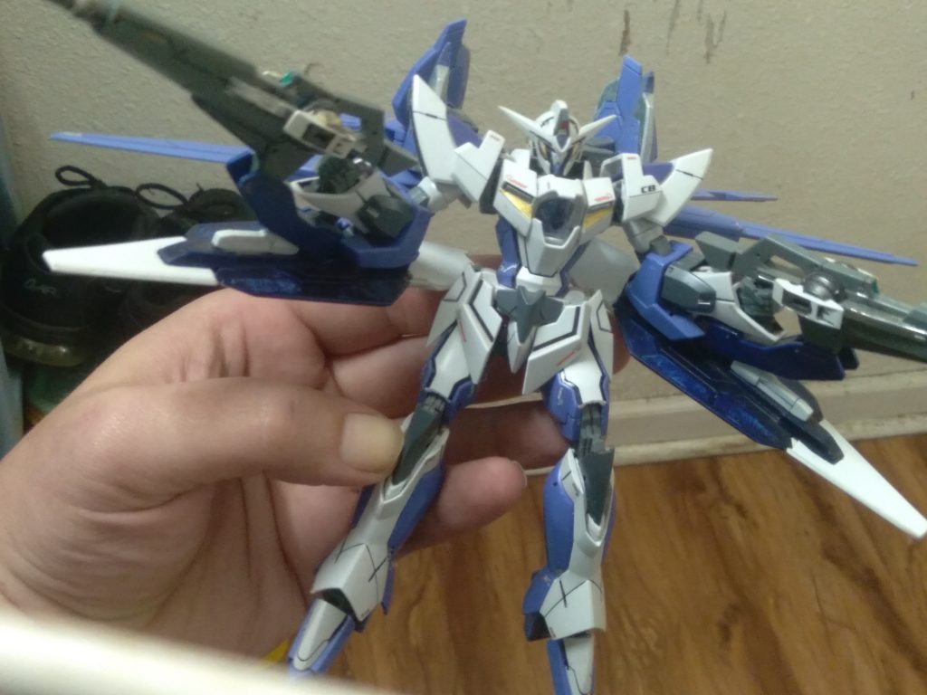 This is the main villain. The 1.5 Gundam FALO (fully armed load out)