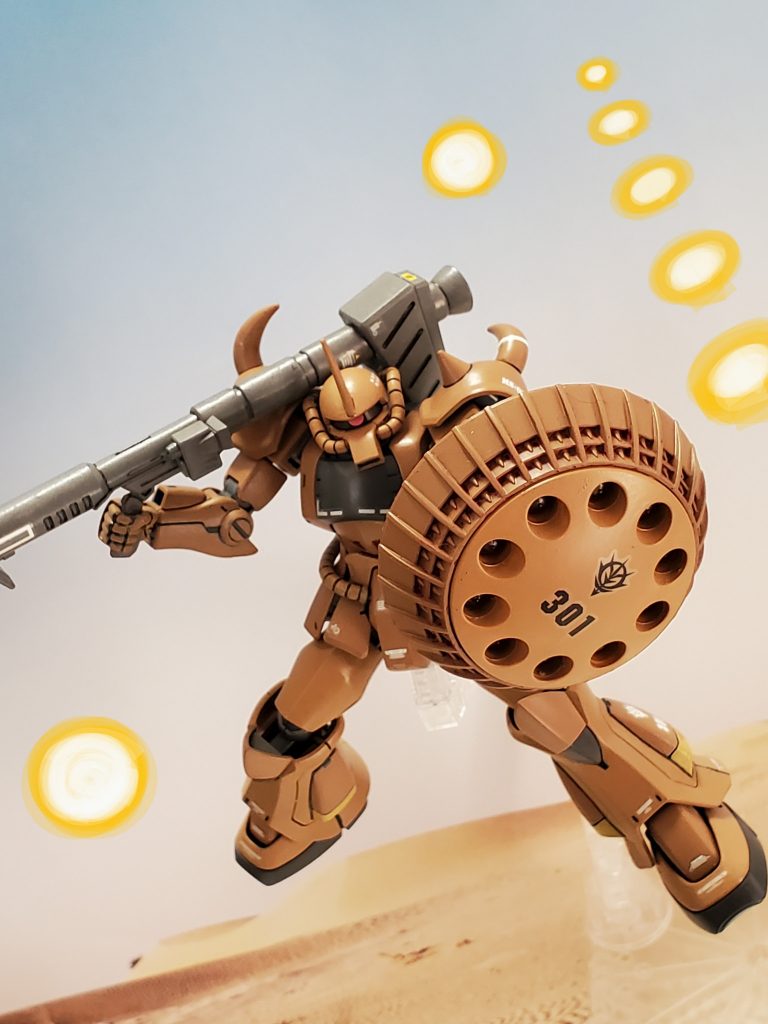 縦横無尽に戦場を駆けめぐるグフ✨