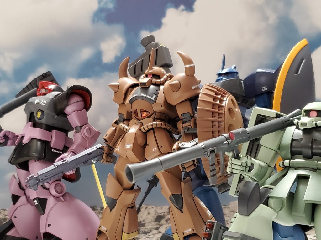 作戦開始直前にジオン兵が撮影した写真📸