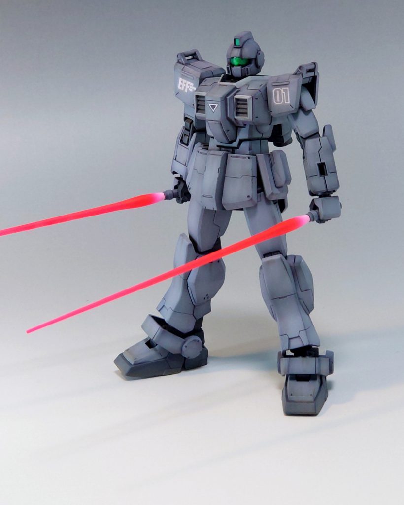 ビームサーベルはグラデーション塗装してます。