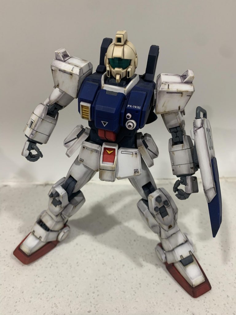 ジム頭。揃ってたらまあ、やりますよね。180mmキャノンも好きな武装ですが、箱の中で眠っているので機会があれば出して写真撮ろうと思います。ご観覧ありがとうございました。