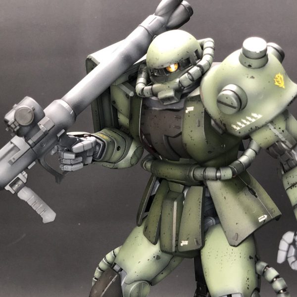 MG シャアザク　立上げで一般兵カラーに塗装