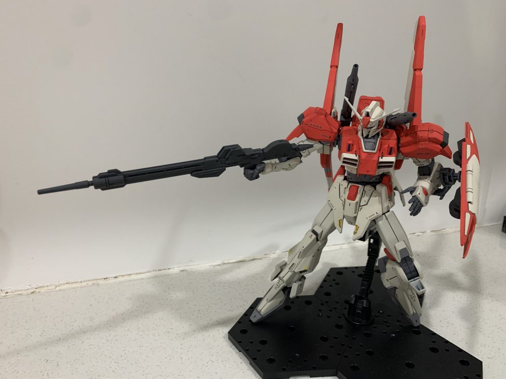 Zガンダム ver.2.0の箱絵的なポーズを撮ってみました