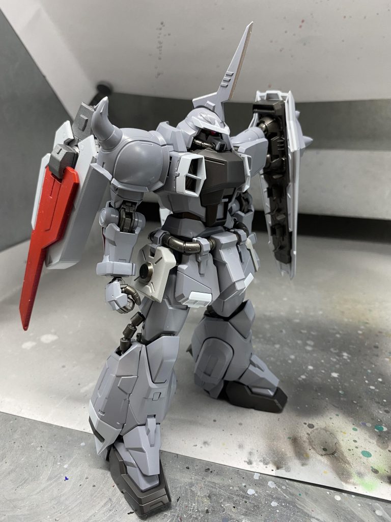 途中ディアクティブモードにも塗ってみてます。この後1年ほど放置。