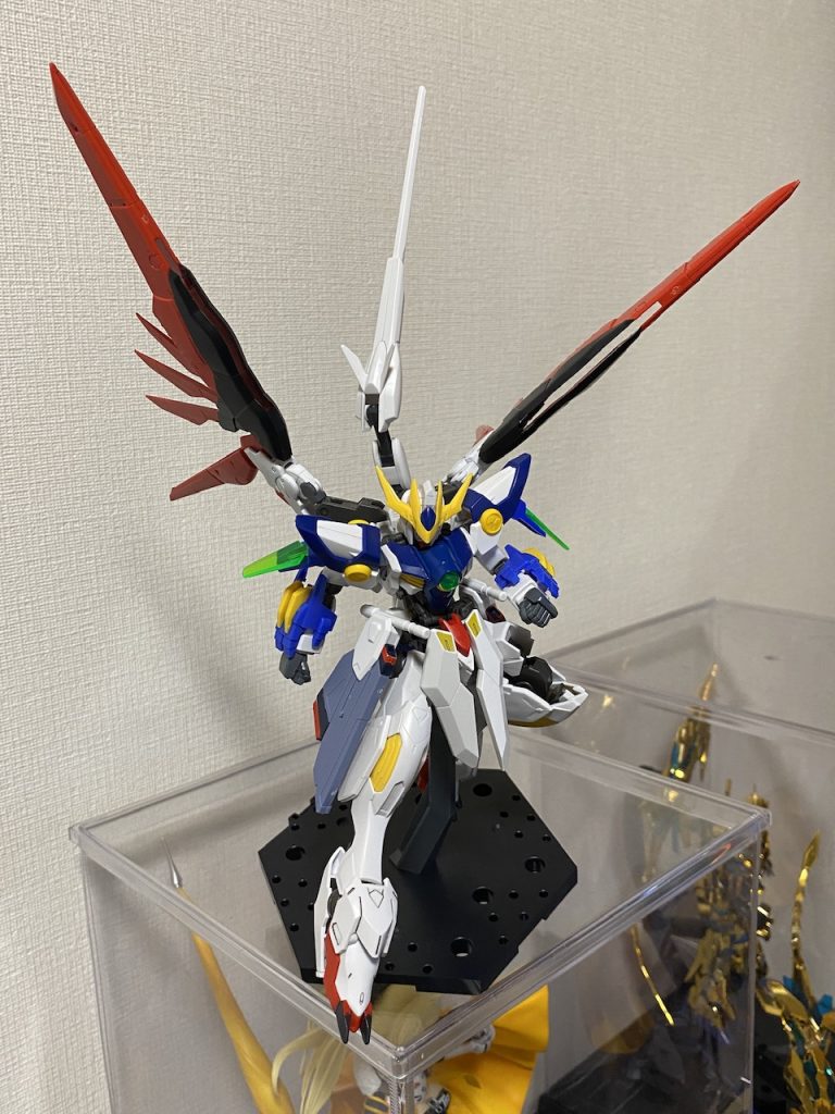 頑丈なガンダムフレームで上空から速度を乗せた蹴り。当たれば大ダメージ。当たれば…