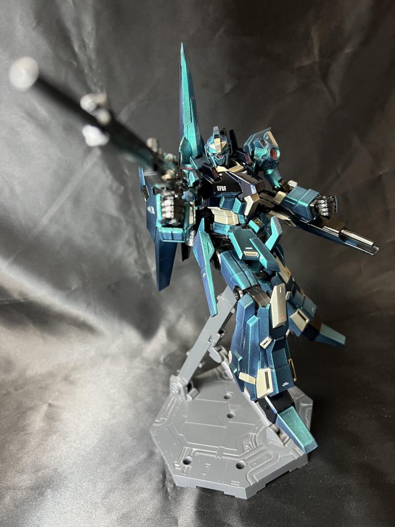 ライフル構えボーズ全体像😄