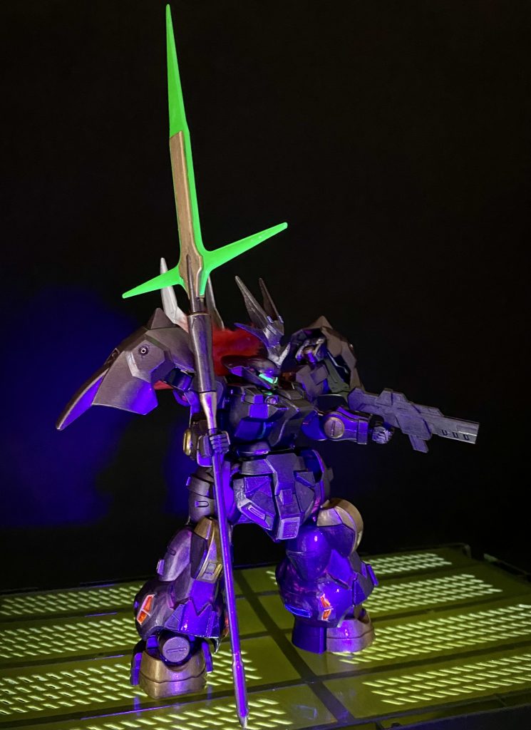 肩にツブシ玉を仕込みました。