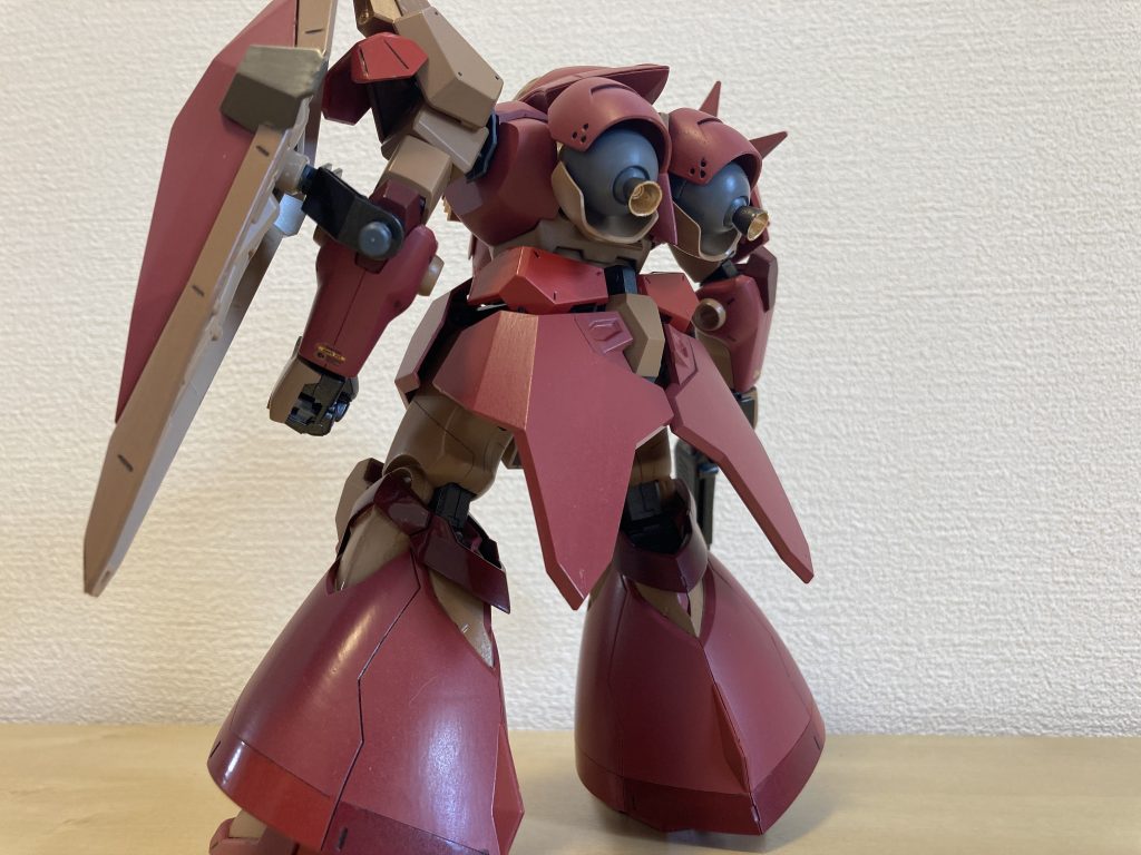 カラーリングについては原作のままを意識し、黄土色の部分はサンドブラウンという気に入った色を見つけたのでそちらを使用しました。