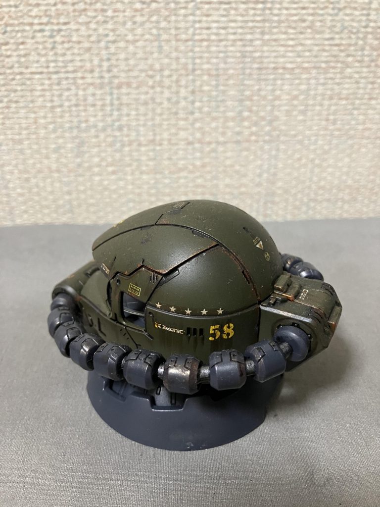 ザクヘッド　リアルタイプ風–4枚目/制作者：Jonny