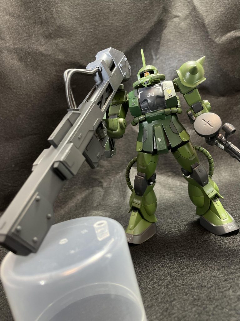 MS-06S FGザクII（試作型ビームバズーカ装備）–3枚目/制作者：マウンテンパーカー