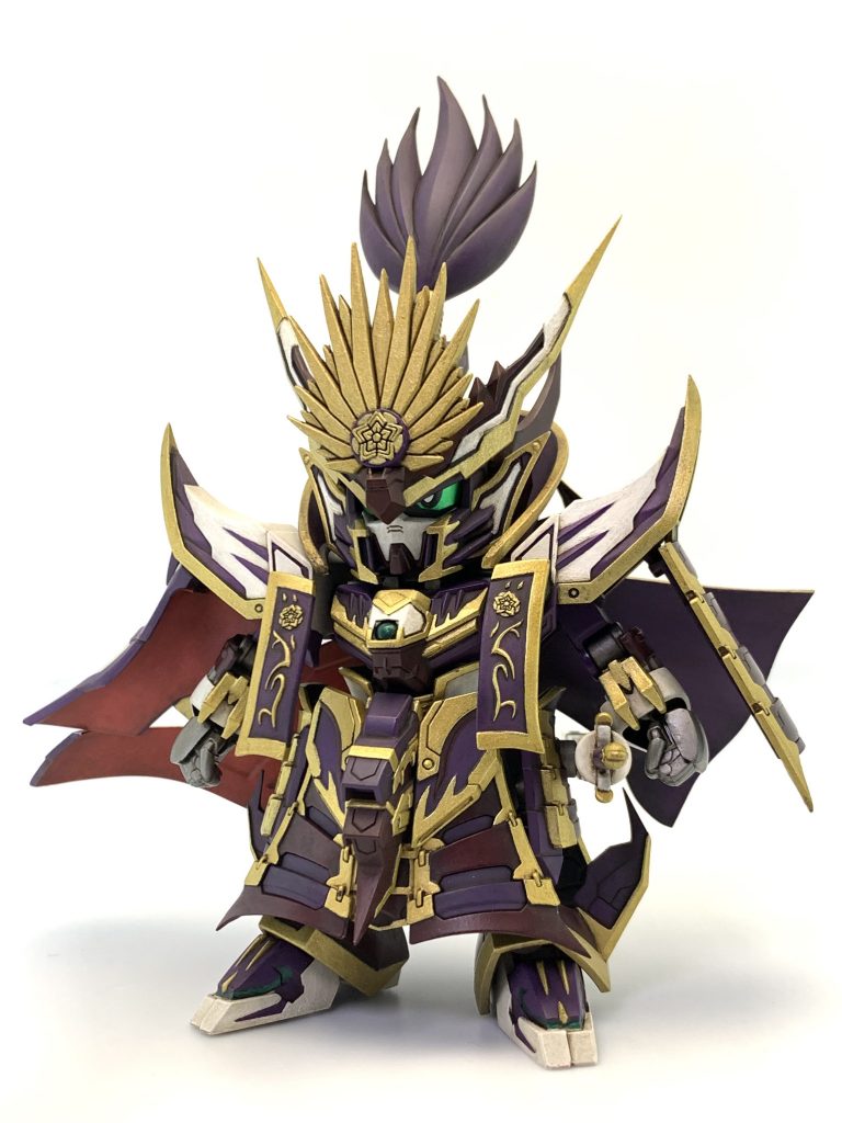 全体ショット。ホントに我ながらよく塗ったと思います…。どれだけ筆を握ってただろ…。