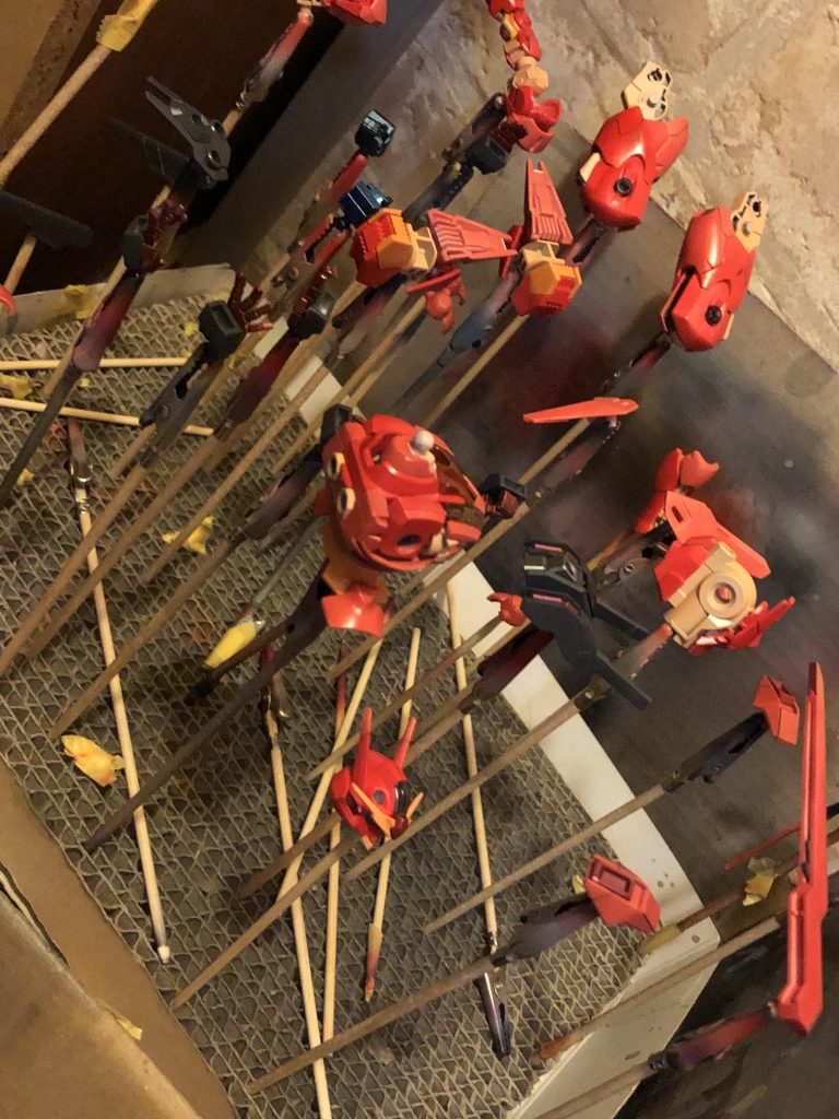 赤も三つの赤色を使っているのでどうかなぁと思ったんですが、思ってたより良かったです。