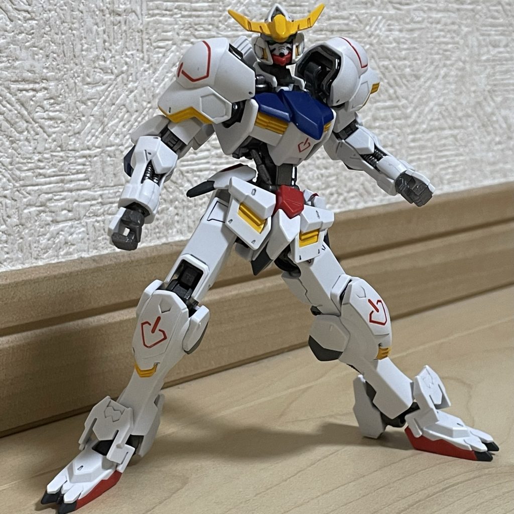 ウェザリング前。友人に「テッカマンに似てる」って話したら「鉄華団が出てくるよ」だと。タツノコリスペクト？