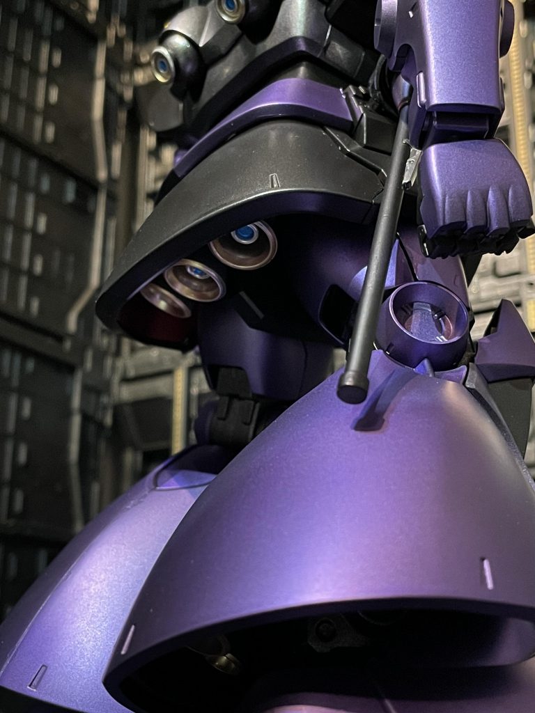 メタリックになった事でリックドムっぽくなってしまいましたが