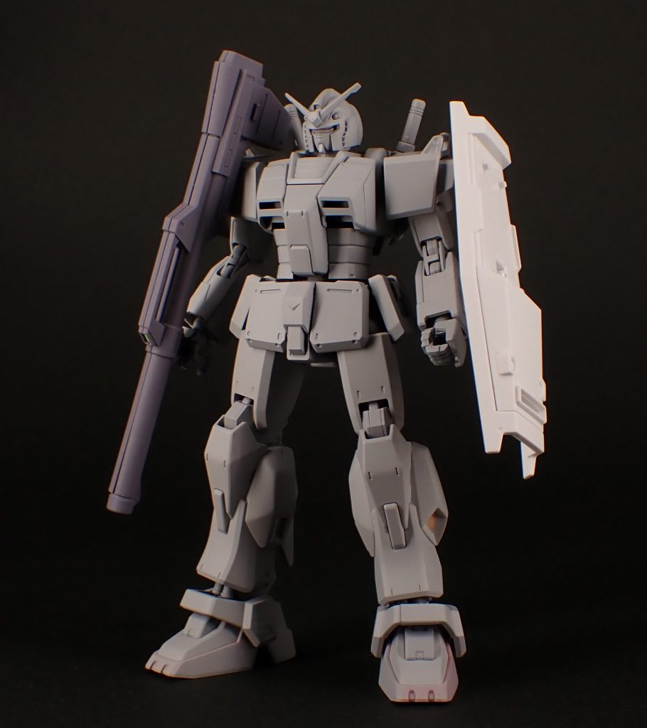 サ―フェイサーを吹いた後です。