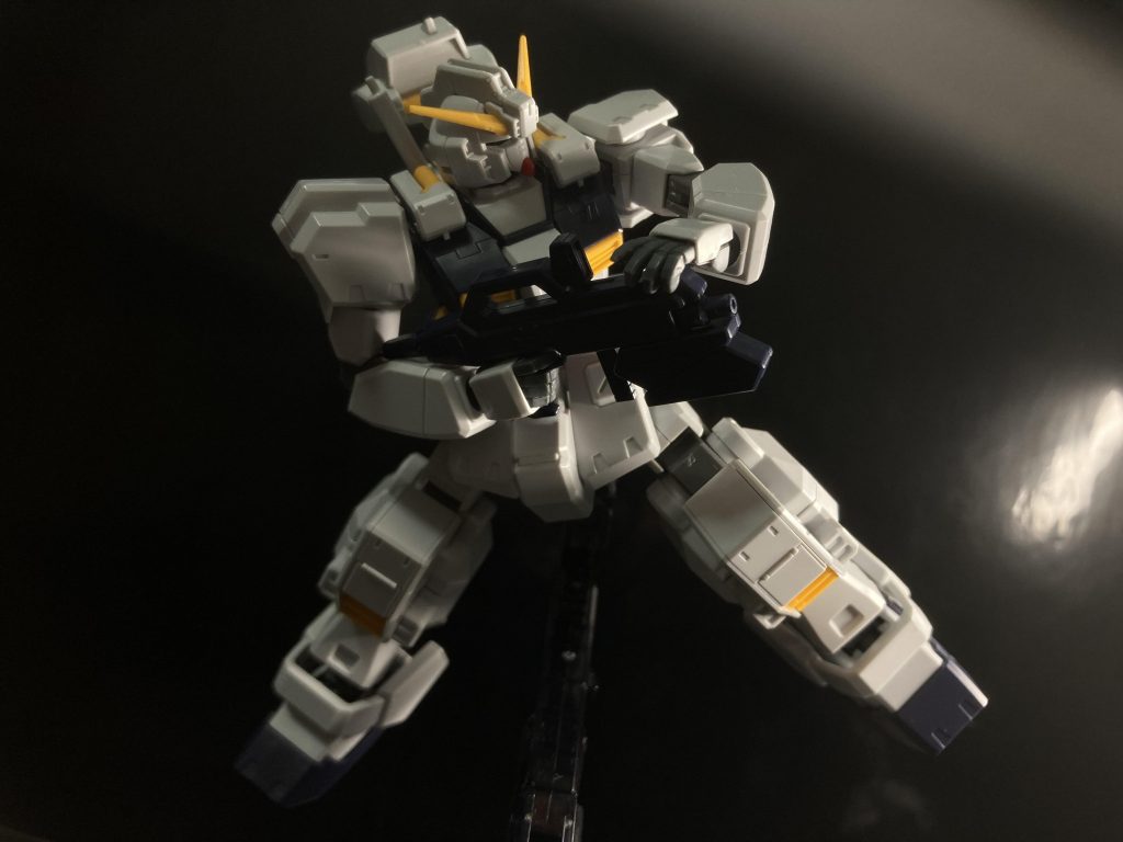 このビームライフルいいですよね！これだけでもう十分かっこいいのに合体ギミックがあるなんて…最高！