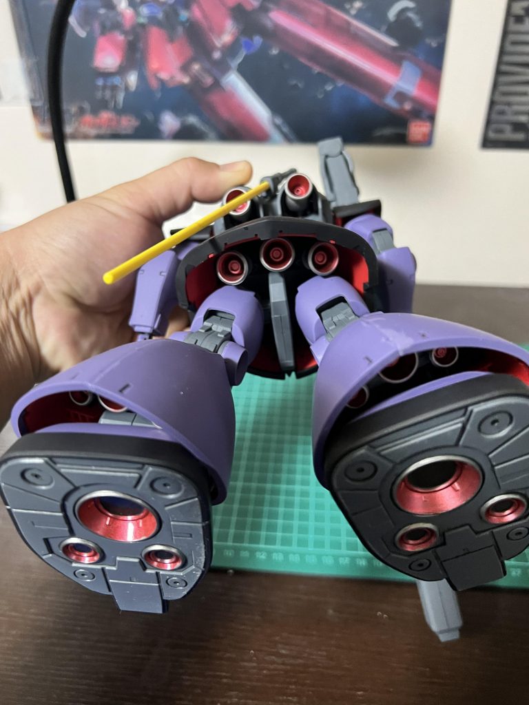 足裏、バーニアは塗り分けしました。