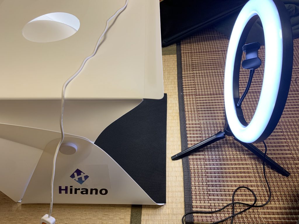 撮影には3コインズのリングライトをどうにゅうしてみました。