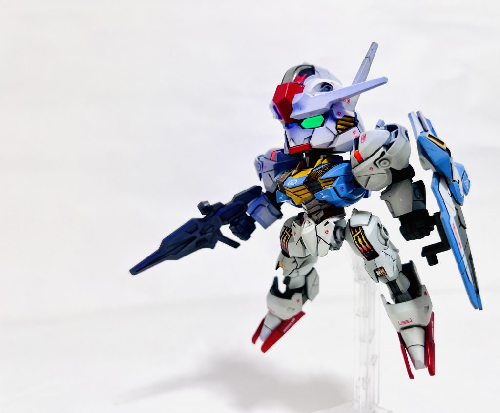 SDガンダム EXスタンダード 機動戦士ガンダム 水星の魔女 XVX-016 ガンダムエアリアル 改修塗装済み完成品–4枚目/制作者：H4co Y