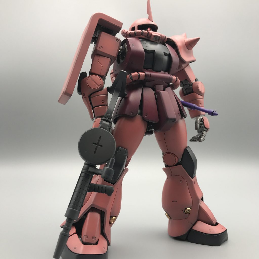 ジオン公国指揮官用ms 通称シャアザク　mg レビュー ジオン公国指揮官用ms 通称シャアザク mg Mg シャア