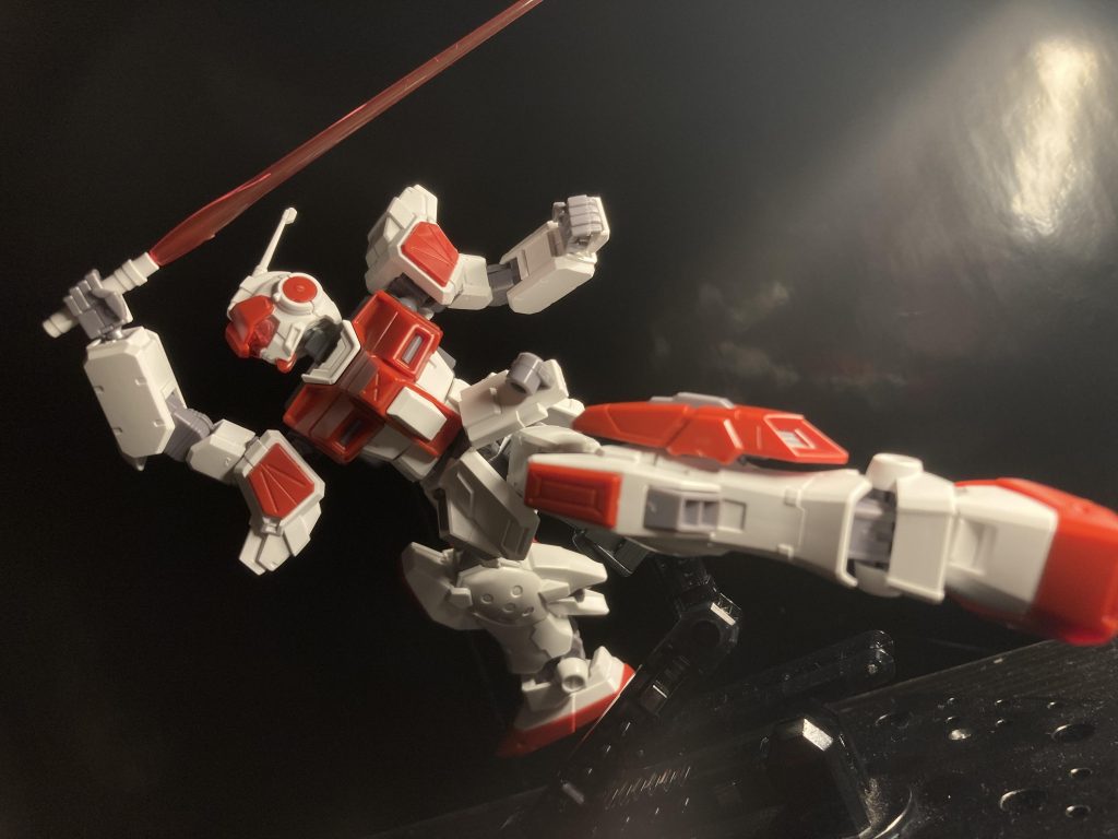 ビームサーベル今回の投稿では端折りますがレンズ無しの頭部が新規で再現されておりかっこいいです！