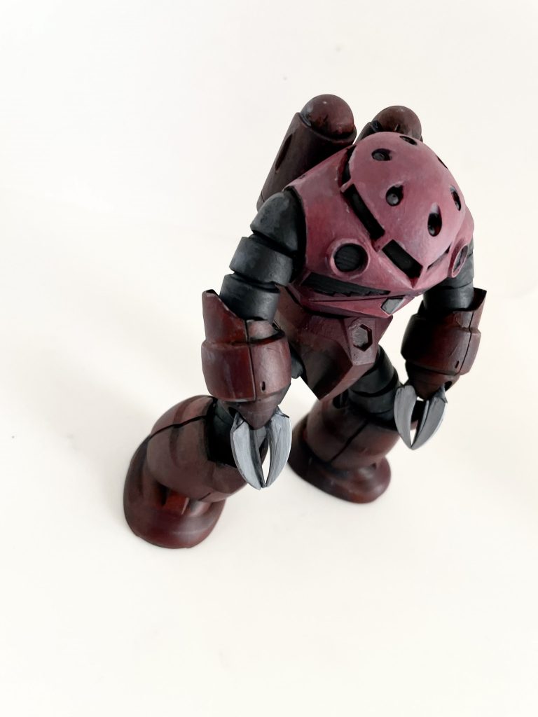 HGUC MSM-07S  シャア専用ズゴック 絵の具全塗装–4枚目/制作者：NbHaruto