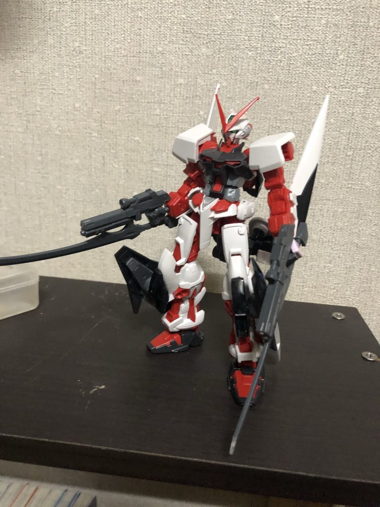 手を加える前のバックパック離脱状態