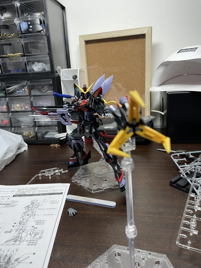 改造前はそのままでパチ組みでした。