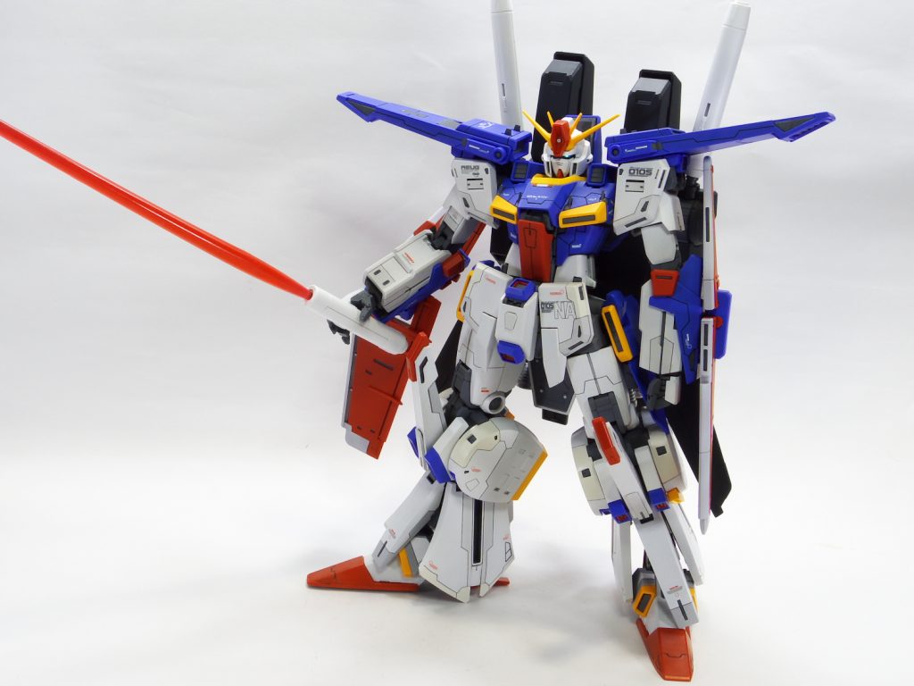 MG 強化型 ZZガンダム ver.ka–4枚目/制作者：gunplacraft