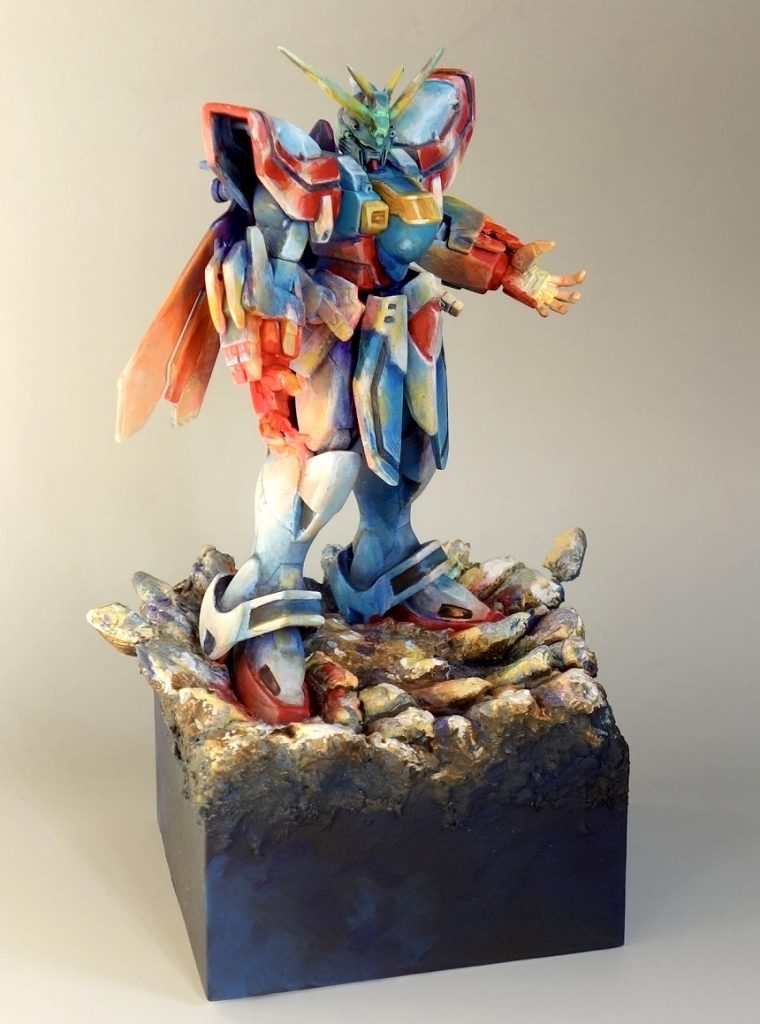 ゴッドガンダム　旧キット１／１４４–8枚目/制作者：@館長