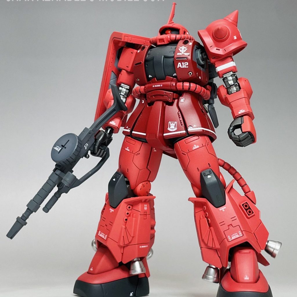 HG MS-06R-1A シャア専用高機動型ザクII｜ステテコさんの