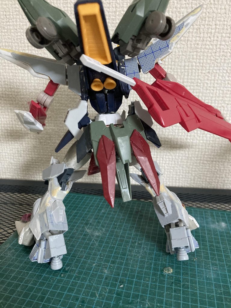 制作途中バックショット