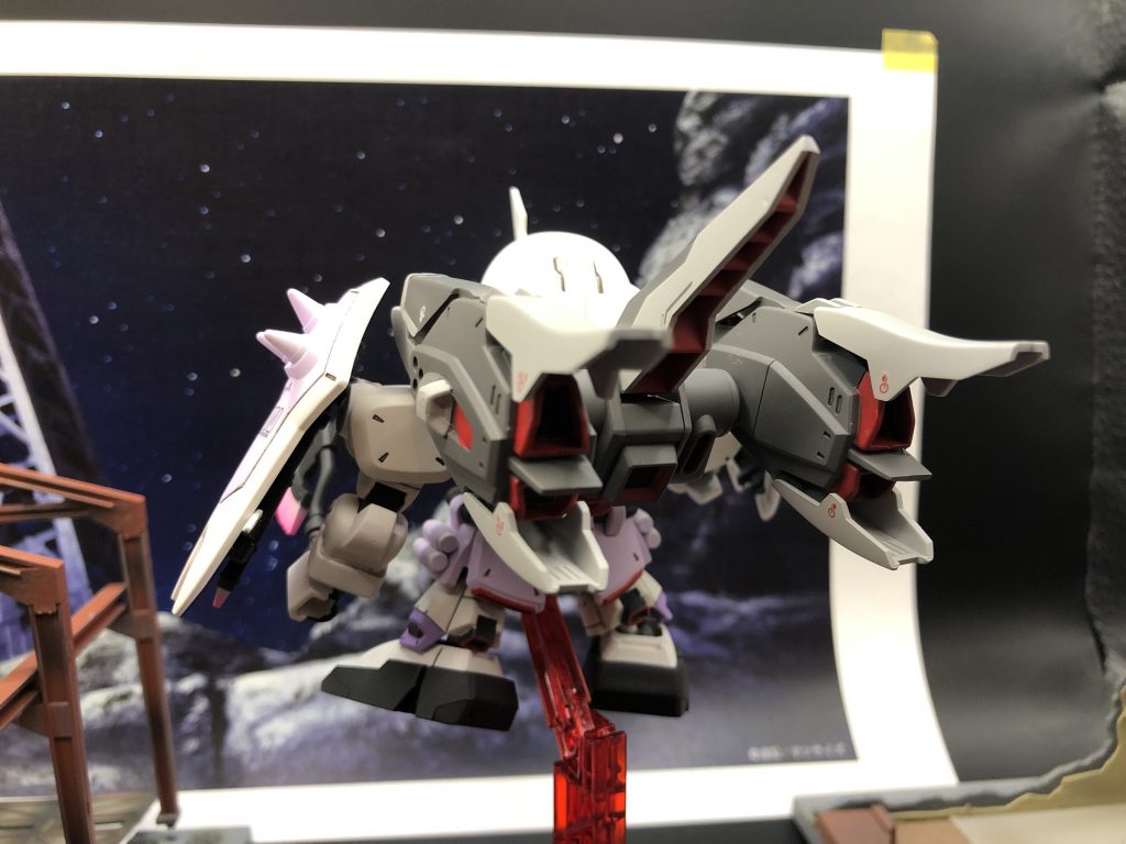 バックパックの塗り分けが一番大変でした。