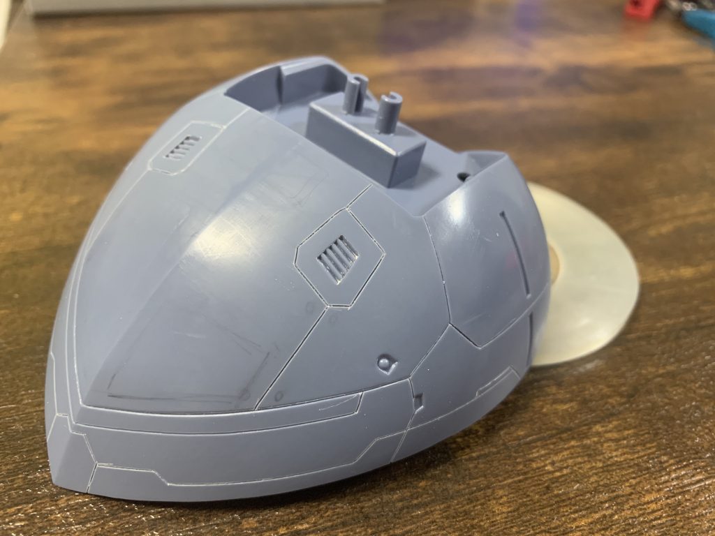 スジボリ。練習用に始めて、結果結構やり切った😤