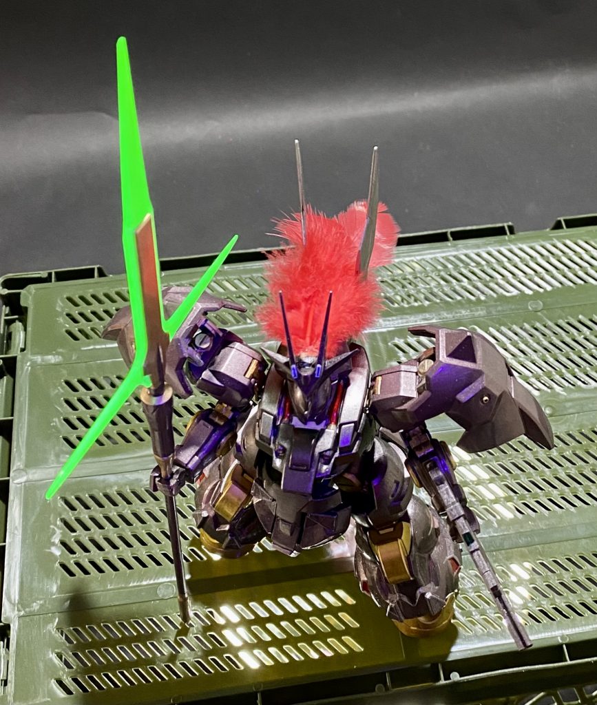 上から見ても異質なMSですね。