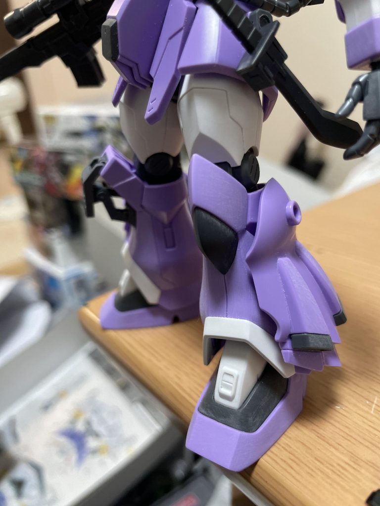 膝も丸みを帯びていたのでスッキリする様に研ぎ出しました。