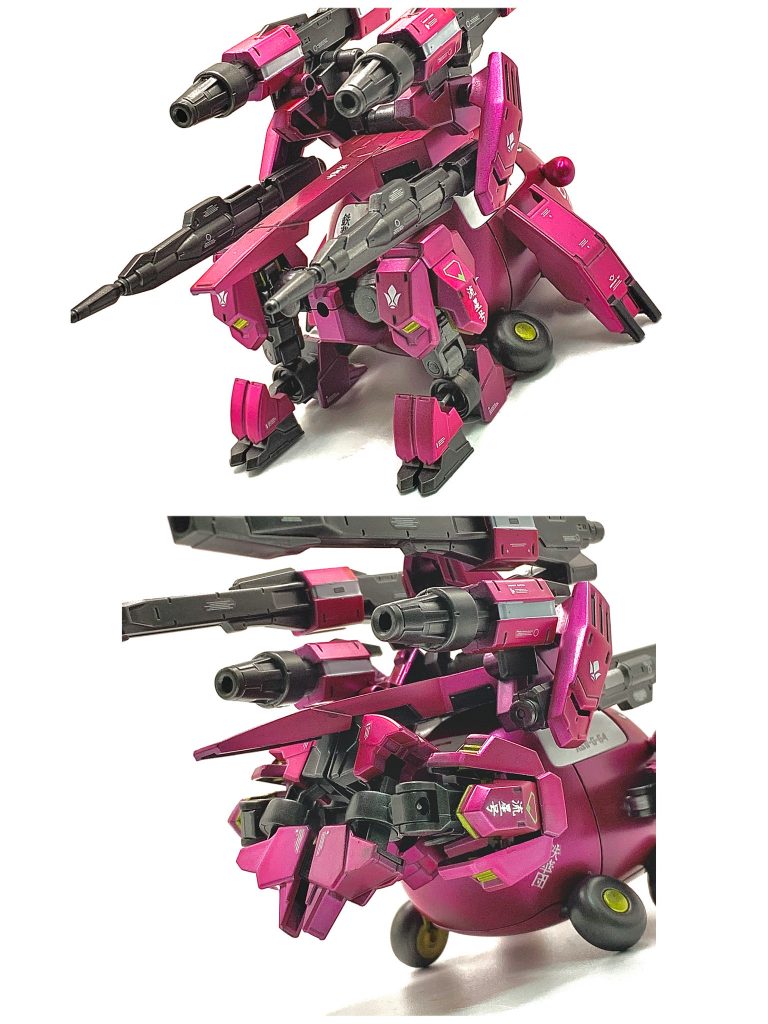 脚部が収納と展開します