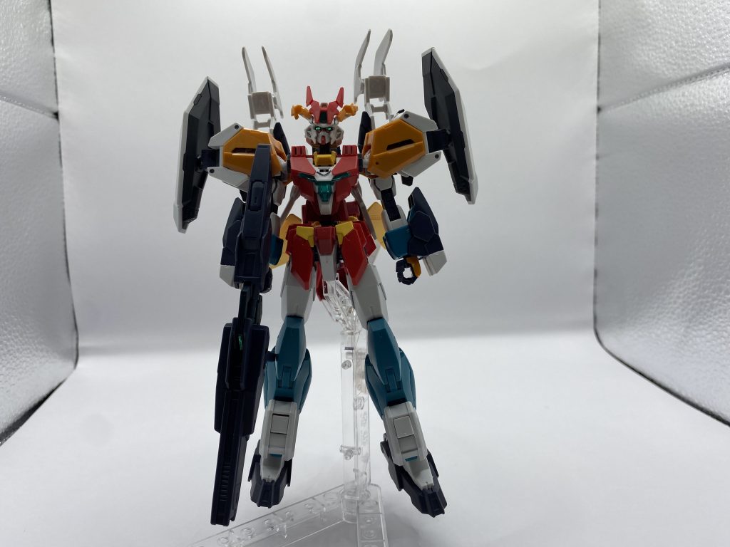 ロングビームライフルはヴィダールウェポンから拝借。(訂正)なのかな?正しくはビッグビームバズーカですたまにRBライフルなのかBバズか忘れているときがございます。