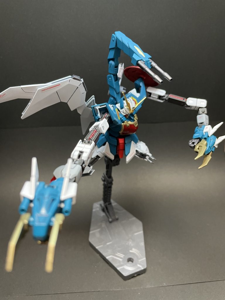 バッチリ、両腕とも伸びます