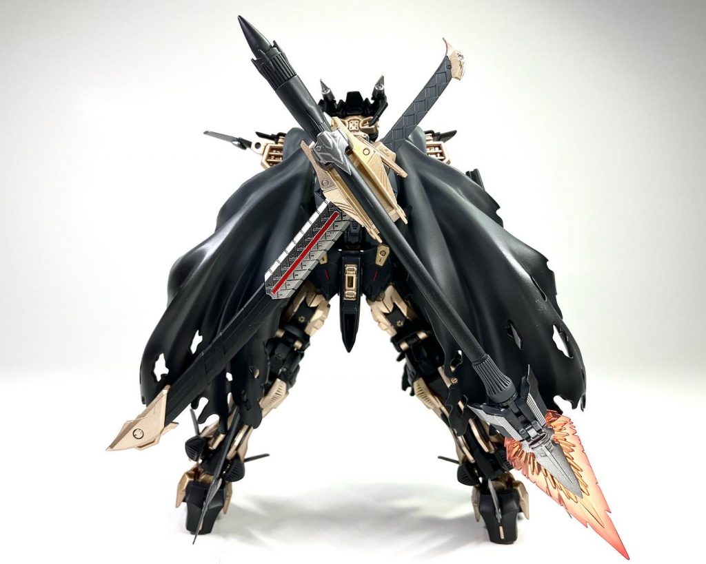 後ろ。ガーベラとオキツノカガミをクロスさせました。