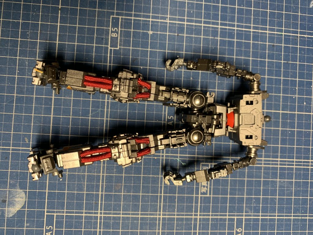 動力パイプを赤色に変更