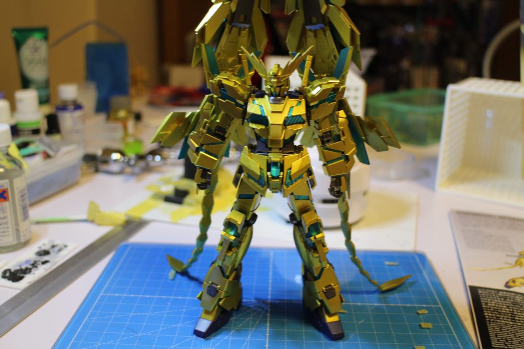 背中のマスキングは途中で心折れました