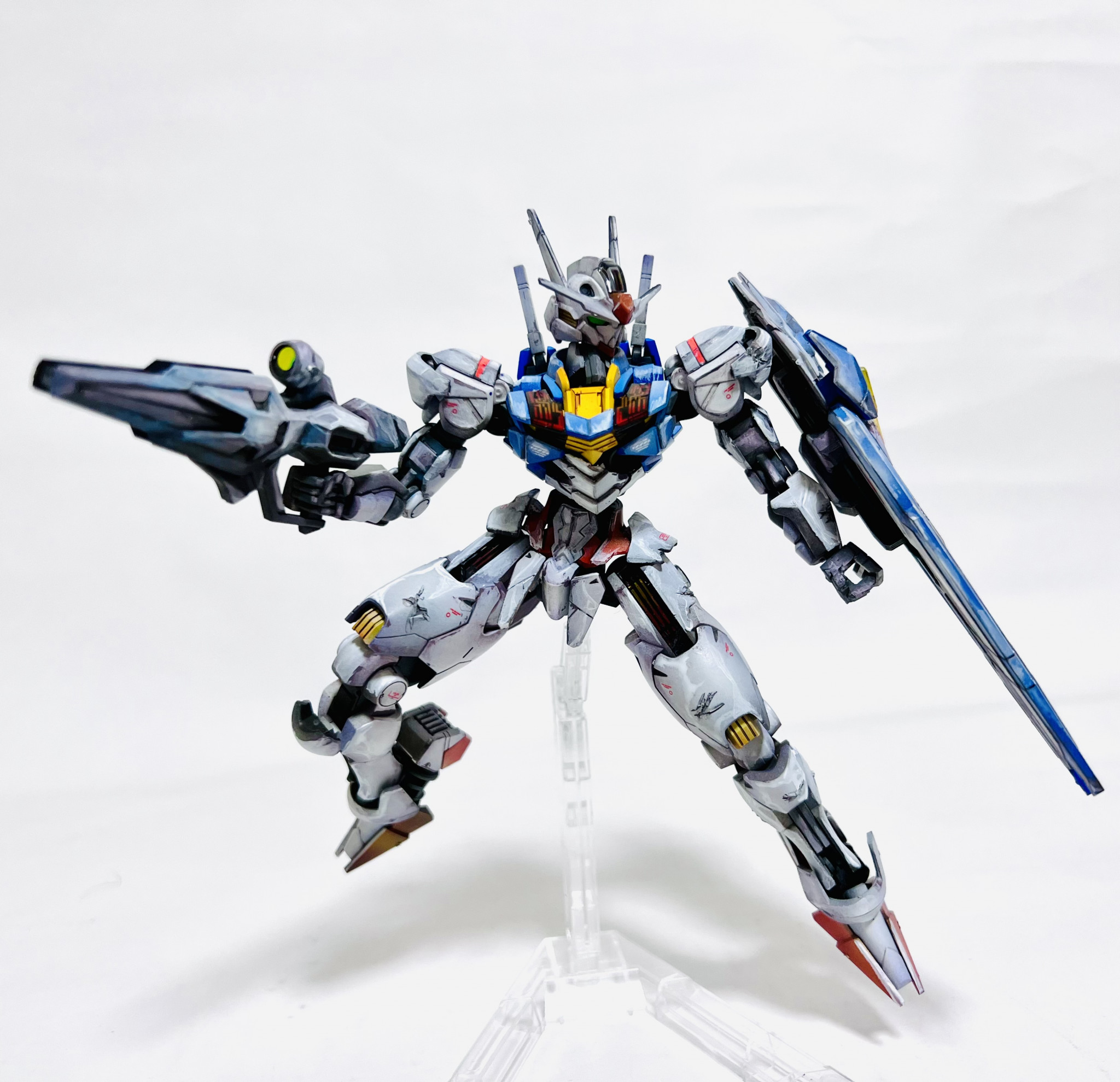 HG ガンダムエアリアル オリジナルカスタム全塗装完成品【機動戦士