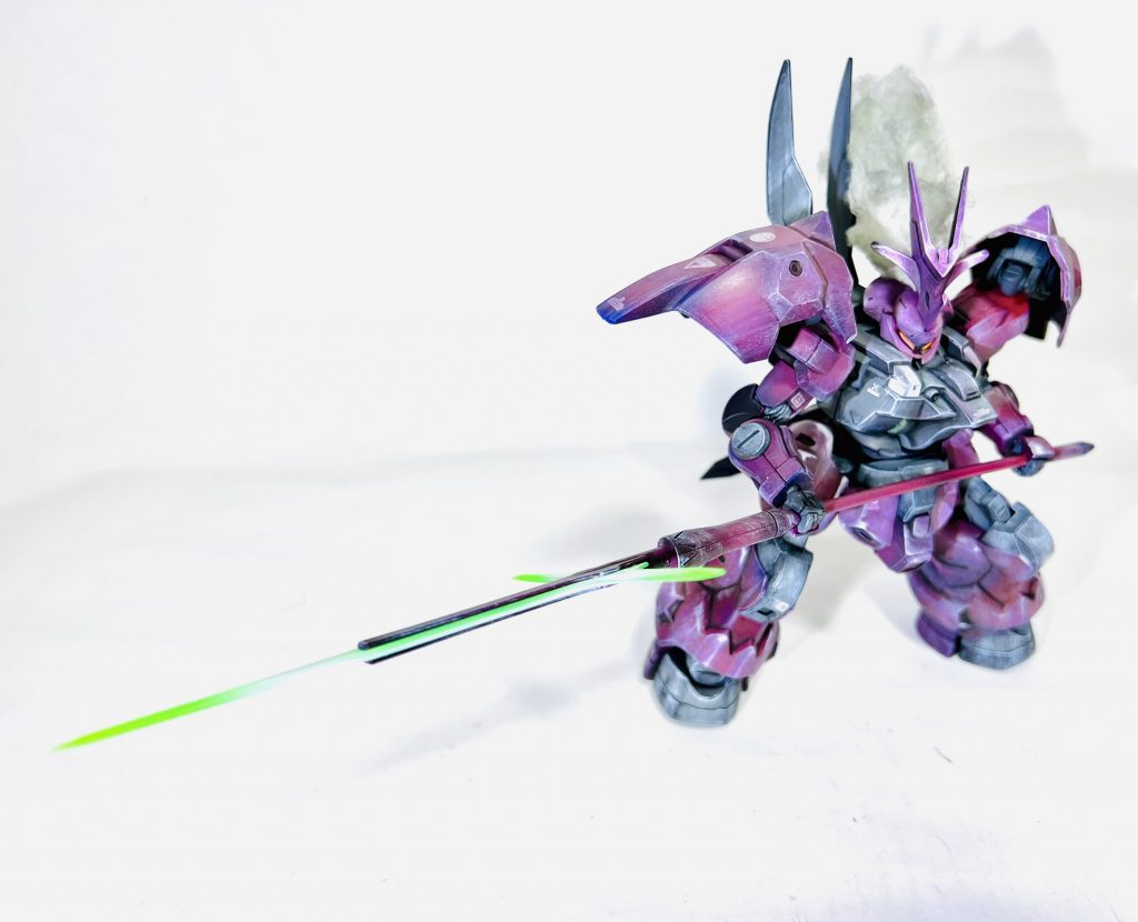 HGTWFM 1/144 機動戦士ガンダム 水星の魔女 ディランザ グエル専用機 アニメ塗り塗装済み完成品–2枚目/制作者：H4co Y