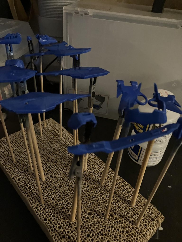 青→クレオスコバルトブルー