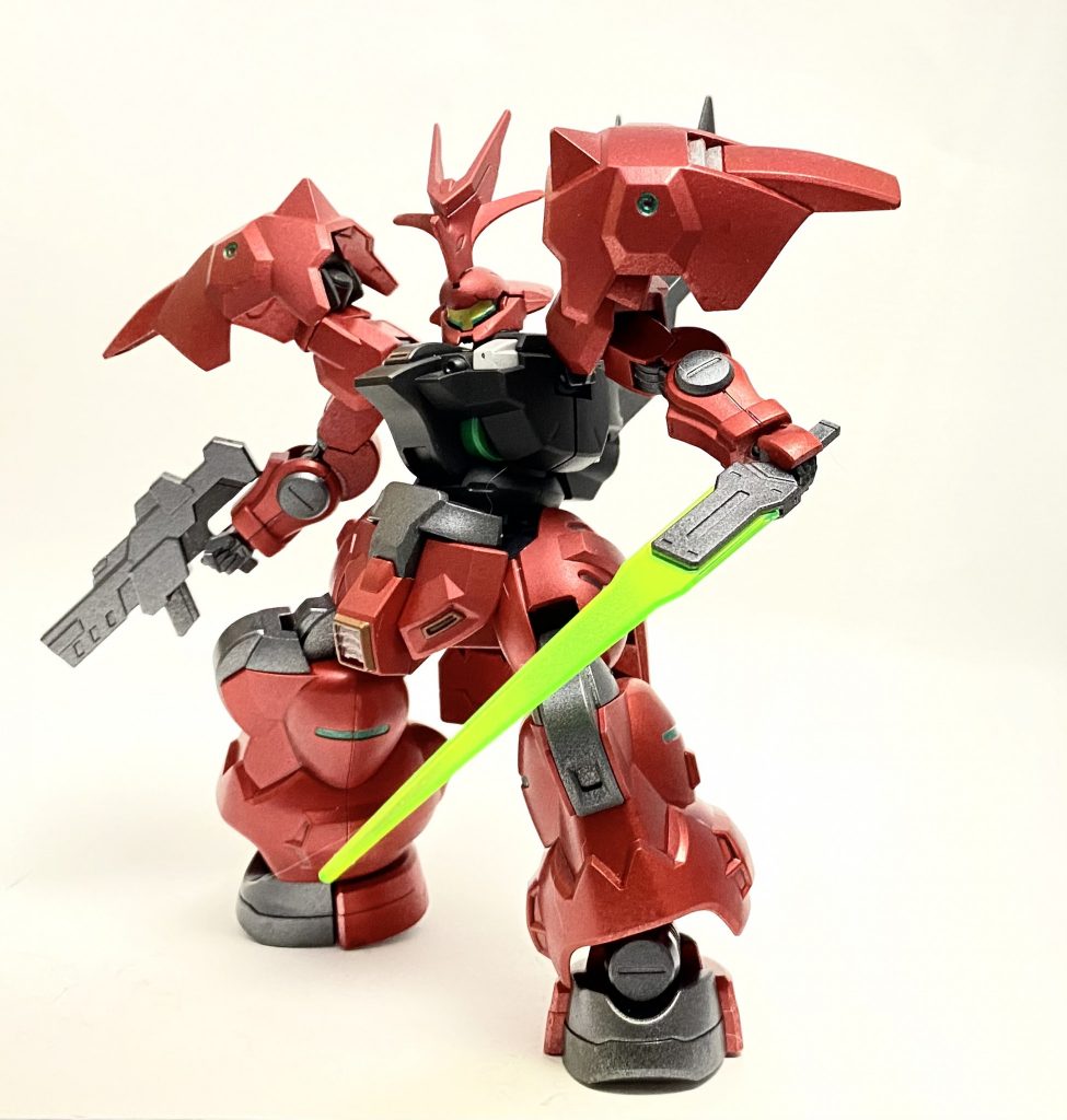 他武装も！ なかなかに格好いい！劇中ではやられ役なものの、デザインともに良い機体だと思います😁😁