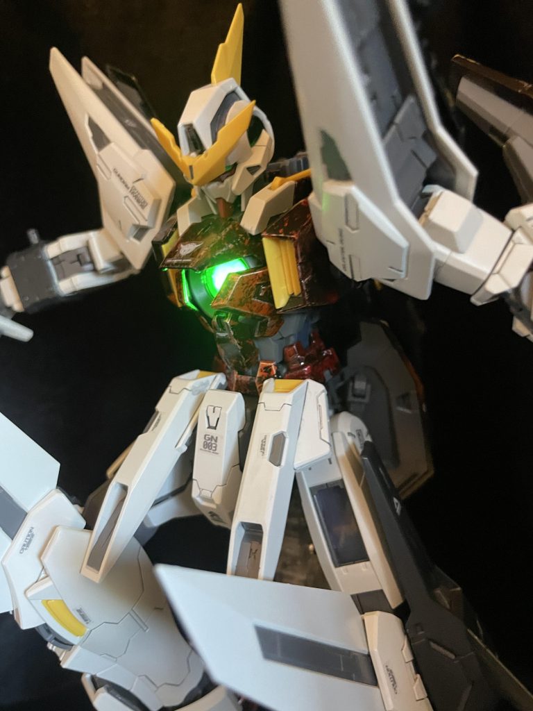 スミ入れはしました。横着して組んだまま流したので、割れないか祈りながらの作業になりました。