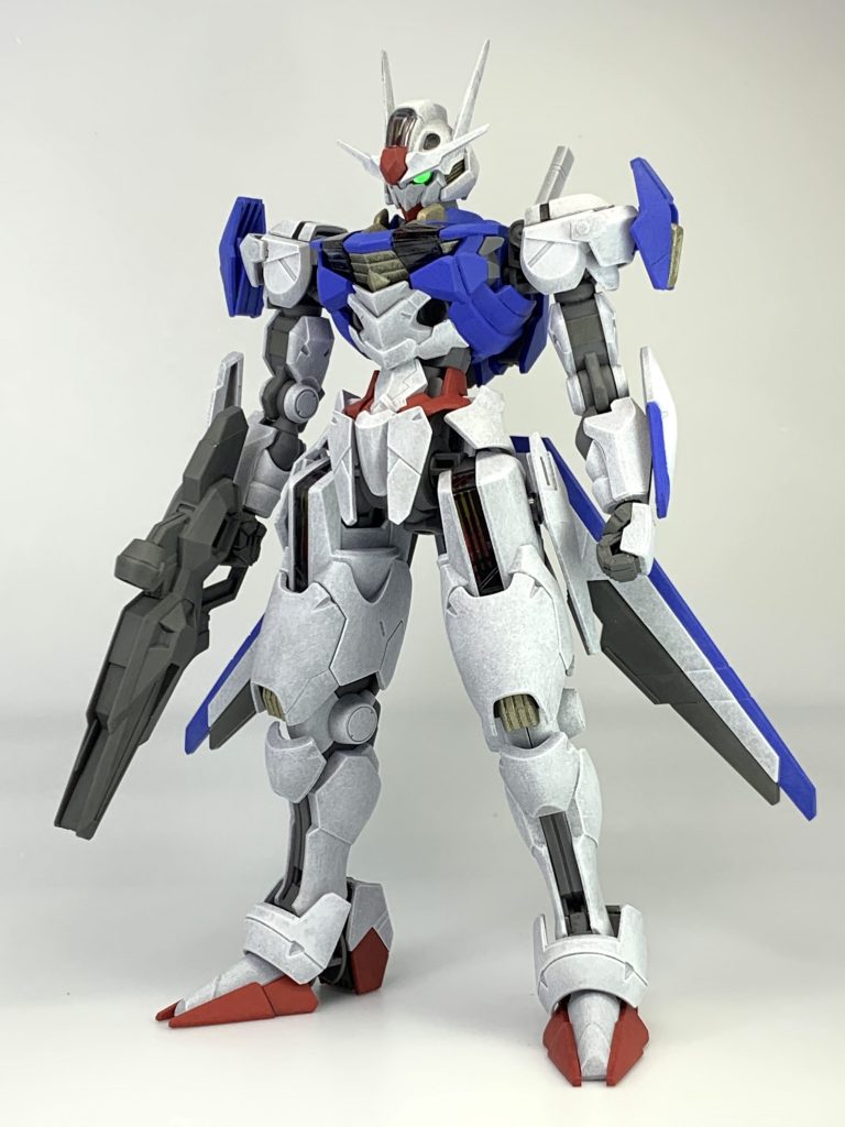 全身。足の付け根パーツを左右逆にして足を伸ばしてます。