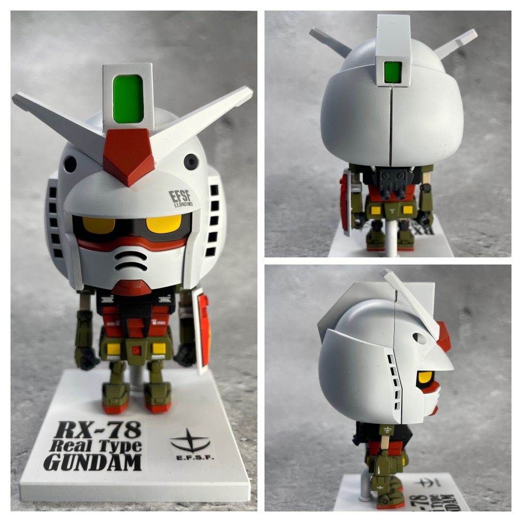 RX78 リアルタイプカラーガンダム『機動戦士ガンダムMS大全集』にて実物の兵器をイメージしたカラーリングとして生まれたガンダム