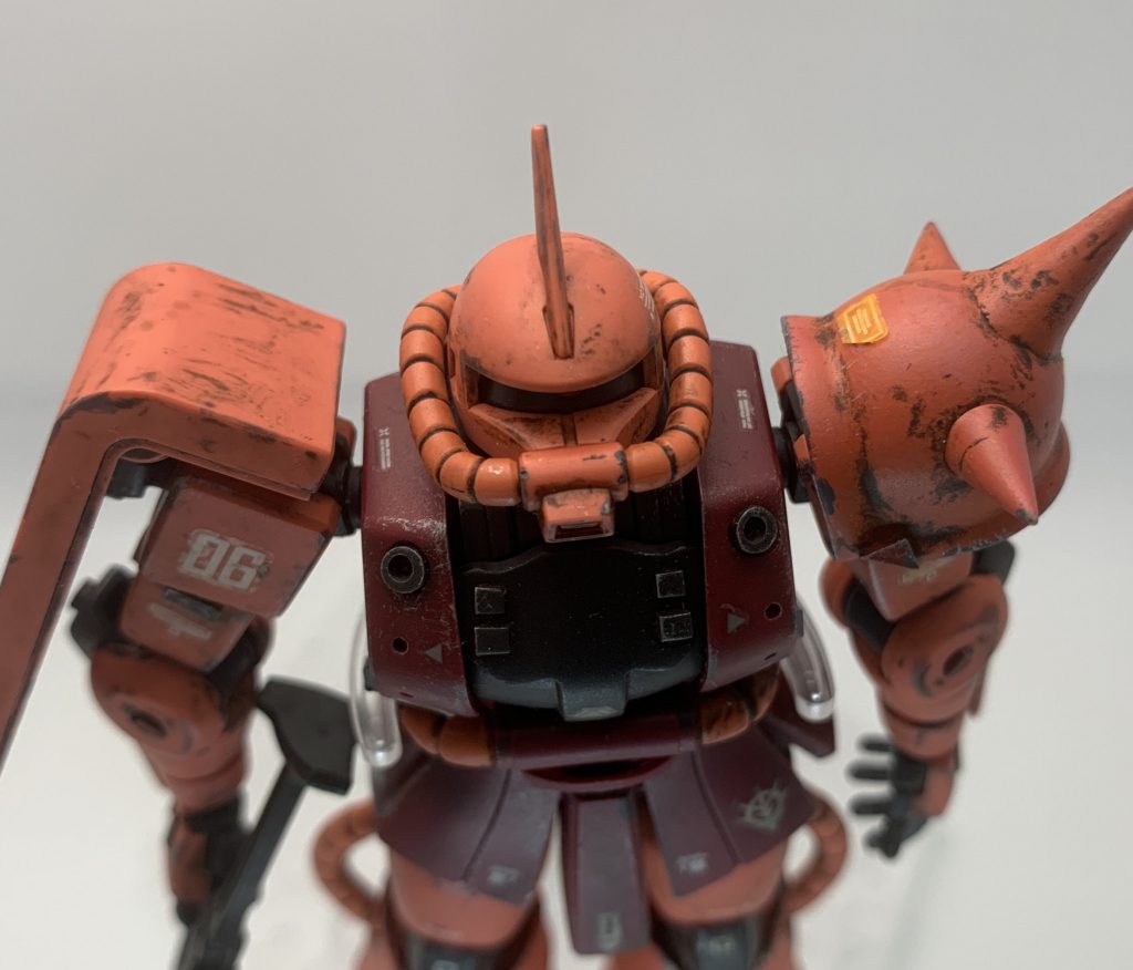 HGシャア専用ザク（リバイブ）–4枚目/制作者：すえさん